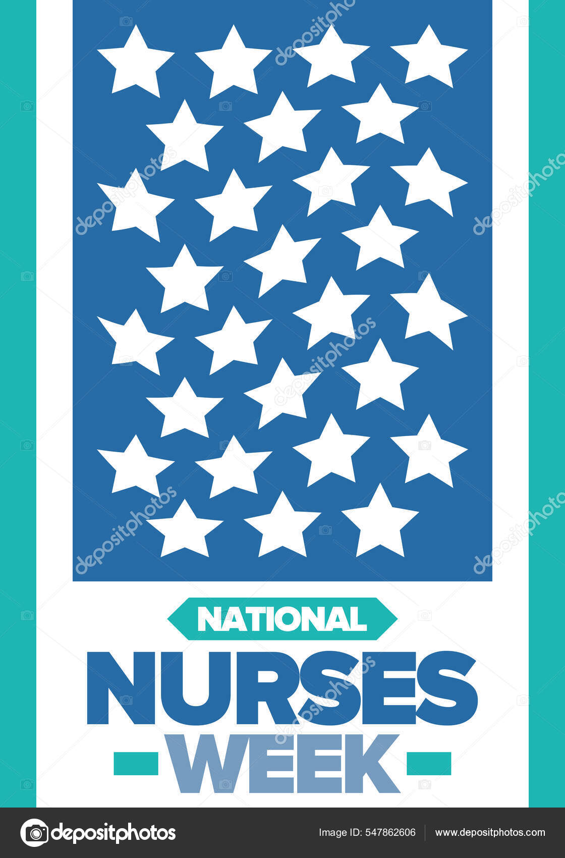 National Nurses Week Medical Health Care Concept Fighters Viruses ...
