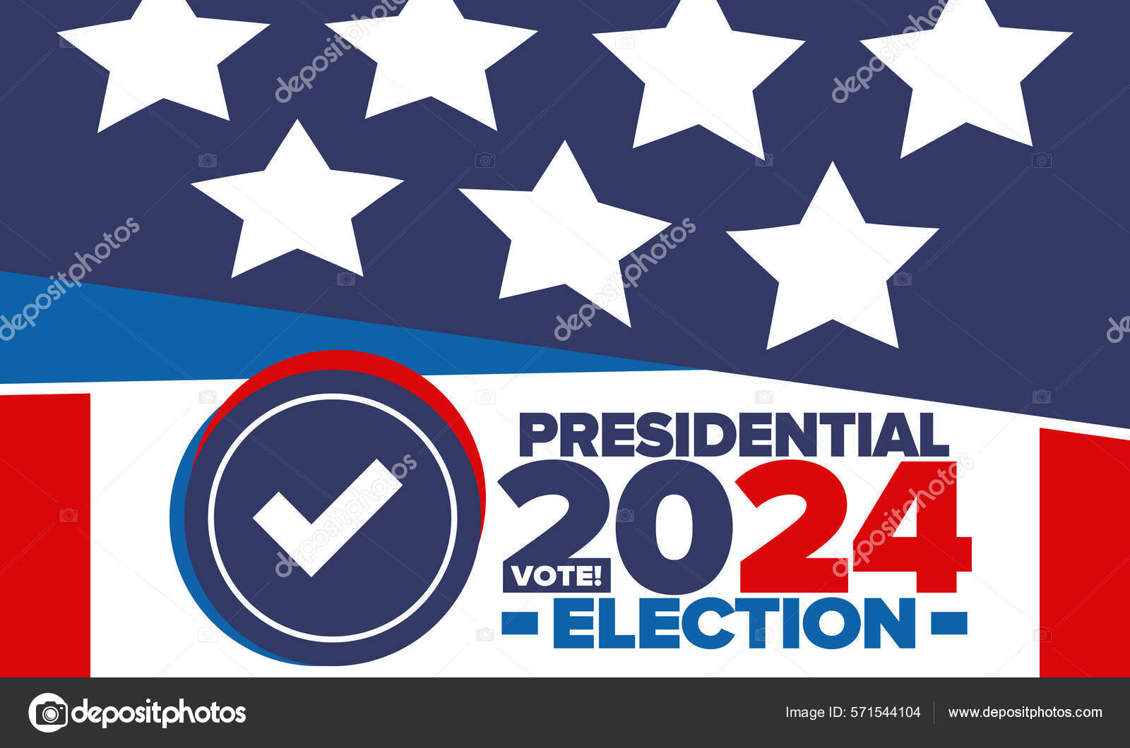 2024年美国总统选举投票日11月5日美国选举活动做你的选择爱国的美国矢量例证横幅和背景图库矢量图©pilipeichenko 571544104
