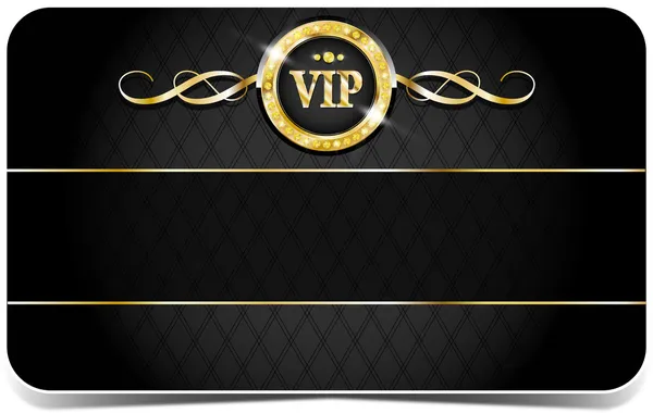 Tarjeta Vip — Vector de stock