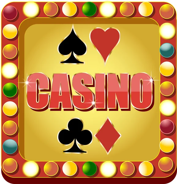 Casino banner — Stock Vector