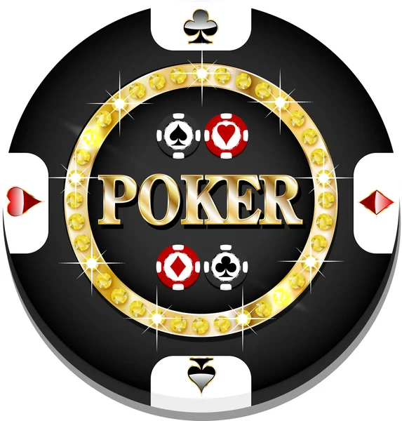 Bandiera Poker — Vettoriale Stock