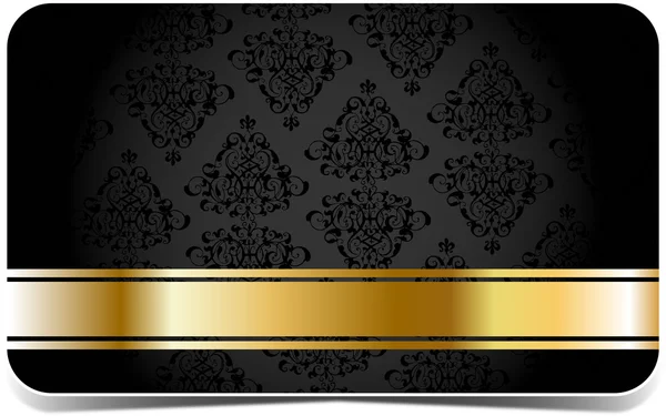 Wallpaper damask kuno yang mulus - Stok Vektor