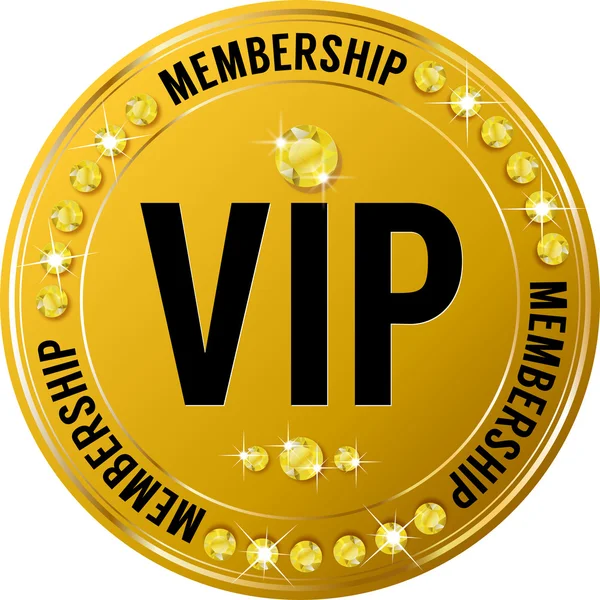 Vip icono de casino membresía — Vector de stock