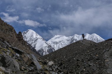 Climber in Afghan Hindu Kush: Wakhan, Wakhan Corridor, Hindu Kush, Badakhshan, Afghanistan