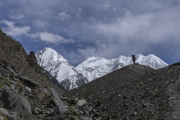 Climber in Afghan Hindu Kush: Wakhan, Wakhan Corridor, Hindu Kush, Badakhshan, Afghanistan