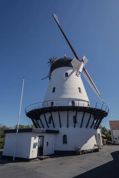 Borholm, Gudhjem 'de yel değirmeni, Wiatrak w Gudhjem na Bornholmie.