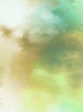 Modern fırça darbeleri. Poster, duvar sanatı, afiş, kart, kitap kapağı veya ambalaj için rahatlatıcı kompozisyonun yumuşak renkli çizimi. Pastel renklerle suluboya. 