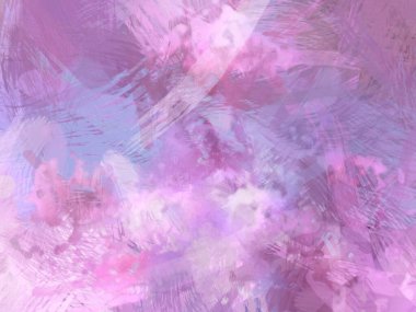 Soyut arkaplanda pürüzlü fırça darbeleri. Fırça boyası. Renkli boya darbeleri. Eşsiz duvar sanatı. Tuvaldeki modern sanat. Renkli çağdaş sanat eserleri.