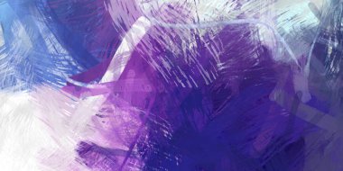 Soyut arkaplanda pürüzlü fırça darbeleri. Fırça boyası. Renkli boya darbeleri. Eşsiz duvar sanatı. Tuvaldeki modern sanat. Renkli çağdaş sanat eserleri.