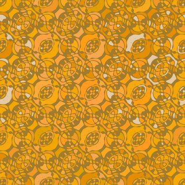 Yaratıcı karalama sanatı farklı şekil ve dokulara sahip kusursuz desen. Kolaj. Sanatsal arka plan. Soyut duvar kağıdı. Dekoratif hippi fayansları.