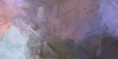 Soyut arkaplanda pürüzlü fırça darbeleri. Fırça boyası. Renkli boya darbeleri. Eşsiz duvar sanatı. Tuvaldeki modern sanat. Renkli çağdaş sanat eserleri.