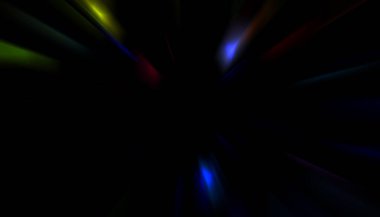 Parlayan yıldızın patlaması. Dinamik renkli arkaplan resmi. Parıldayan ışıklar duvar kağıdı. Tasarımınız için canlı şablon.