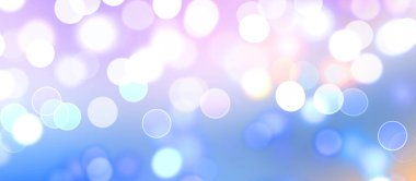 Kavramsal ışıklar duvar kağıdı. Güzel soyut çok renkli bokeh çemberleri parçacıklarla çevrili. Metninizi veya başlığınızı göstermek için boşluk ile odaklanmış olmayan canlı illüstrasyon. 
