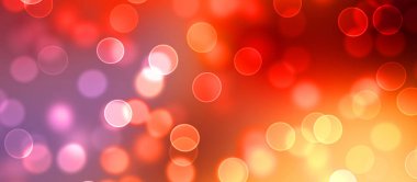 Kavramsal ışıklar duvar kağıdı. Güzel soyut çok renkli bokeh çemberleri parçacıklarla çevrili. Metninizi veya başlığınızı göstermek için boşluk ile odaklanmış olmayan canlı illüstrasyon. 