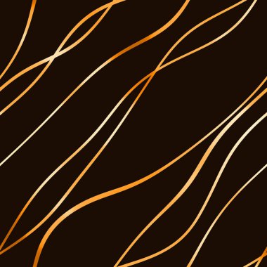 Dalgalı yansıtıcı çizgilerin kusursuz deseni. Lüks minimalist malzeme. Süs dalgasıyla dekoratif motif. Web, kartvizit, davetiye, poster, tekstil baskısı için zarif duvar kağıdı.