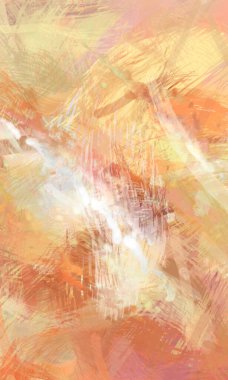 Soyut arkaplanda pürüzlü fırça darbeleri. Fırça boyası. Renkli boya darbeleri. Eşsiz duvar sanatı. Tuvaldeki modern sanat. Renkli çağdaş sanat eserleri.