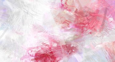 Soyut arkaplanda pürüzlü fırça darbeleri. Fırça boyası. Renkli boya darbeleri. Eşsiz duvar sanatı. Tuvaldeki modern sanat. Renkli çağdaş sanat eserleri.