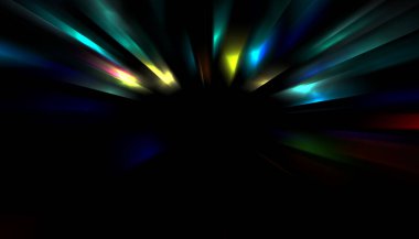 Parlayan yıldızın patlaması. Dinamik renkli arkaplan resmi. Parıldayan ışıklar duvar kağıdı. Tasarımınız için canlı şablon.