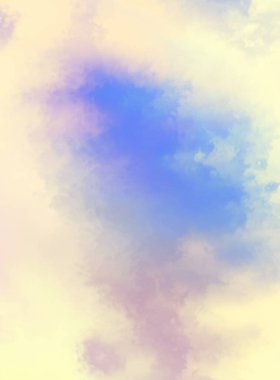 Modern fırça darbeleri. Poster, duvar sanatı, afiş, kart, kitap kapağı veya ambalaj için rahatlatıcı kompozisyonun yumuşak renkli çizimi. Pastel renklerle suluboya. 