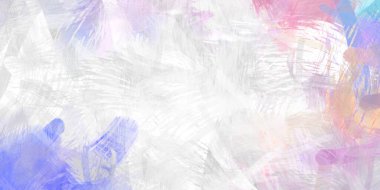 Soyut arkaplanda pürüzlü fırça darbeleri. Fırça boyası. Renkli boya darbeleri. Eşsiz duvar sanatı. Tuvaldeki modern sanat. Renkli çağdaş sanat eserleri.