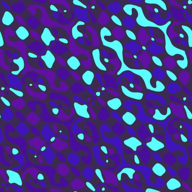 Yaratıcı karalama sanatı farklı şekil ve dokulara sahip kusursuz desen. Kolaj. Sanatsal arka plan. Soyut duvar kağıdı. Dekoratif hippi fayansları.