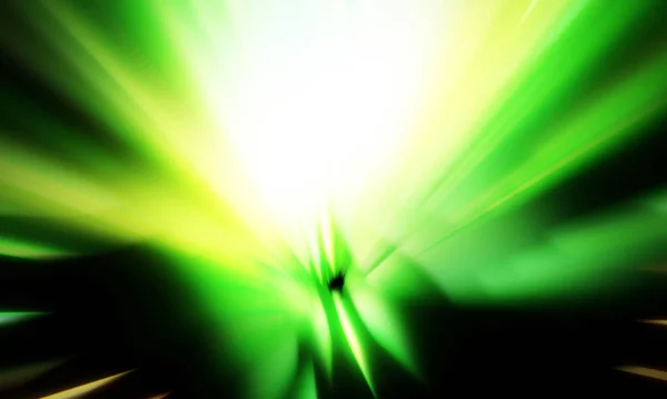 Pistes Particules Légères Sur Fond Noir Étoile Explosion Lumineuse Avec — Photo
