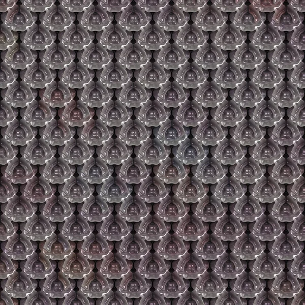 Seamless Fantasy Armour Texture Illustration Metallic Pattern Metal Plates Background — Stock Photo, Image