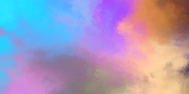 Modern fırça darbeleri. Poster, duvar sanatı, afiş, kart, kitap kapağı veya ambalaj için rahatlatıcı kompozisyonun yumuşak renkli çizimi. Pastel renklerle suluboya. 