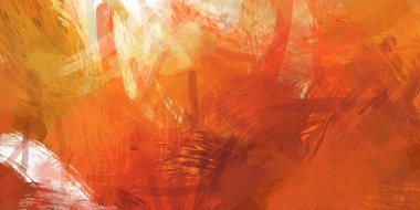 Soyut arkaplanda pürüzlü fırça darbeleri. Fırça boyası. Renkli boya darbeleri. Eşsiz duvar sanatı. Tuvaldeki modern sanat. Renkli çağdaş sanat eserleri.