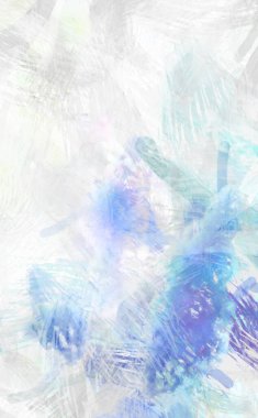 Soyut arkaplanda pürüzlü fırça darbeleri. Fırça boyası. Renkli boya darbeleri. Eşsiz duvar sanatı. Tuvaldeki modern sanat. Renkli çağdaş sanat eserleri.