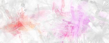 Soyut arkaplanda pürüzlü fırça darbeleri. Fırça boyası. Renkli boya darbeleri. Eşsiz duvar sanatı. Tuvaldeki modern sanat. Renkli çağdaş sanat eserleri.