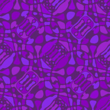 Yaratıcı karalama sanatı farklı şekil ve dokulara sahip kusursuz desen. Kolaj. Sanatsal arka plan. Soyut duvar kağıdı. Dekoratif hippi fayansları.