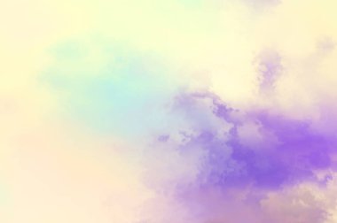 Modern fırça darbeleri. Poster, duvar sanatı, afiş, kart, kitap kapağı veya ambalaj için rahatlatıcı kompozisyonun yumuşak renkli çizimi. Pastel renklerle suluboya. 