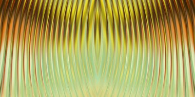 Renkli dalgalı yansıtıcı duvar kağıdının üç boyutlu çizimi. Duvar kağıdı, afiş, arkaplan, kart, kitap kapağı veya web sitesi için grafiksel illüstrasyon. Soyut parlak arkaplan.