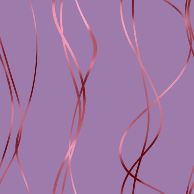 Dalgalı yansıtıcı çizgilerin kusursuz deseni. Lüks minimalist malzeme. Süs dalgasıyla dekoratif motif. Web, kartvizit, davetiye, poster, tekstil baskısı için zarif duvar kağıdı.