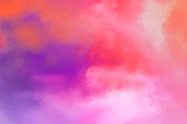 Modern fırça darbeleri. Poster, duvar sanatı, afiş, kart, kitap kapağı veya ambalaj için rahatlatıcı kompozisyonun yumuşak renkli çizimi. Pastel renklerle suluboya. 