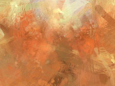 Soyut arkaplanda pürüzlü fırça darbeleri. Fırça boyası. Renkli boya darbeleri. Eşsiz duvar sanatı. Tuvaldeki modern sanat. Renkli çağdaş sanat eserleri.