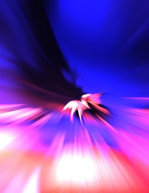 Renkli ışık enerjisi parlamaları. Çarpık grafik hareket arkaplanı. Dinamik patlama flaşı. Hızlanma efekti. Hızlı yüksek hız bulanıklaştırma arkaplanı. Işık teknolojisi soyut duvar kağıdı.