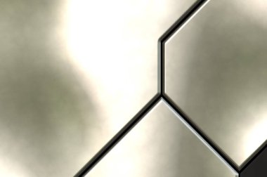 Üç boyutlu metalik doku. Uzay gemisi desenli yüzey. Aydınlık ve karanlık paneller. Fütürist soyut duvar kağıdı. Geometrik teknolojik yansıtıcı arkaplan.