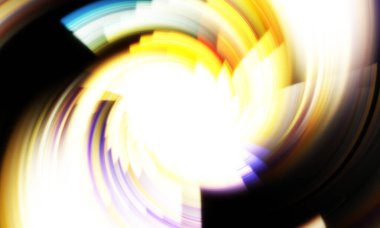 Dönen Işık gösterisi arka planı. Canlı renklerle donatılmış ruhani enerji girdabı. Renkli canlı hareket çizimi. Tanıtım geçmişi. Kutlama grafiği.