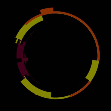 Fütürist dairesel gövde arayüzü elementi. Soyut çember geometrik arkaplan. Dijital teknolojinin grafiksel çizimi.