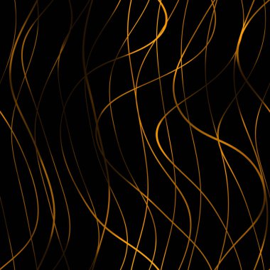 Dalgalı yansıtıcı çizgilerin kusursuz deseni. Lüks minimalist malzeme. Süs dalgasıyla dekoratif motif. Web, kartvizit, davetiye, poster, tekstil baskısı için zarif duvar kağıdı.