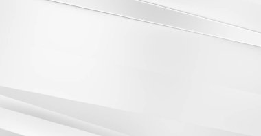 Soyut ışık fütüristik duvar kağıdı. Zarif, parlak çizgili arka plan. Geometrik katmanlı üç boyutlu beyaz arkaplan. Poster, broşür, sunum ve web sitesi için geometrik şablon tasarımı.