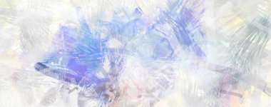 Soyut arkaplanda pürüzlü fırça darbeleri. Fırça boyası. Renkli boya darbeleri. Eşsiz duvar sanatı. Tuvaldeki modern sanat. Renkli çağdaş sanat eserleri.