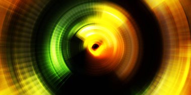 Parlayan neon ışıkları. Parlak sunum tasarım şablonu. Fotoğraf makinesi konsepti. Soyut arkaplan. Dönen ışık ışınları. Hareketli kavramsal duvar kağıdı. Grafik dijital illüstrasyon. 