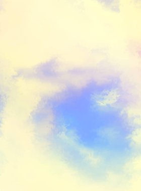 Modern fırça darbeleri. Poster, duvar sanatı, afiş, kart, kitap kapağı veya ambalaj için rahatlatıcı kompozisyonun yumuşak renkli çizimi. Pastel renklerle suluboya. 