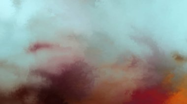 Modern fırça darbeleri. Poster, duvar sanatı, afiş, kart, kitap kapağı veya ambalaj için rahatlatıcı kompozisyonun yumuşak renkli çizimi. Pastel renklerle suluboya. 