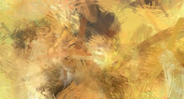 Soyut arkaplanda pürüzlü fırça darbeleri. Fırça boyası. Renkli boya darbeleri. Eşsiz duvar sanatı. Tuvaldeki modern sanat. Renkli çağdaş sanat eserleri.