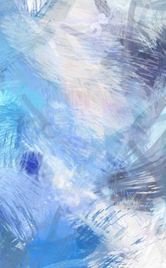 Soyut arkaplanda pürüzlü fırça darbeleri. Fırça boyası. Renkli boya darbeleri. Eşsiz duvar sanatı. Tuvaldeki modern sanat. Renkli çağdaş sanat eserleri.