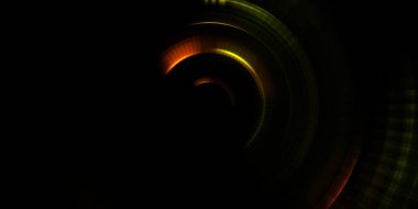 Parlayan neon ışıkları. Parlak sunum tasarım şablonu. Fotoğraf makinesi konsepti. Soyut arkaplan. Dönen ışık ışınları. Hareketli kavramsal duvar kağıdı. Grafik dijital illüstrasyon. 